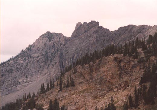 Another view of Devil's Castle from just below Germania Pass